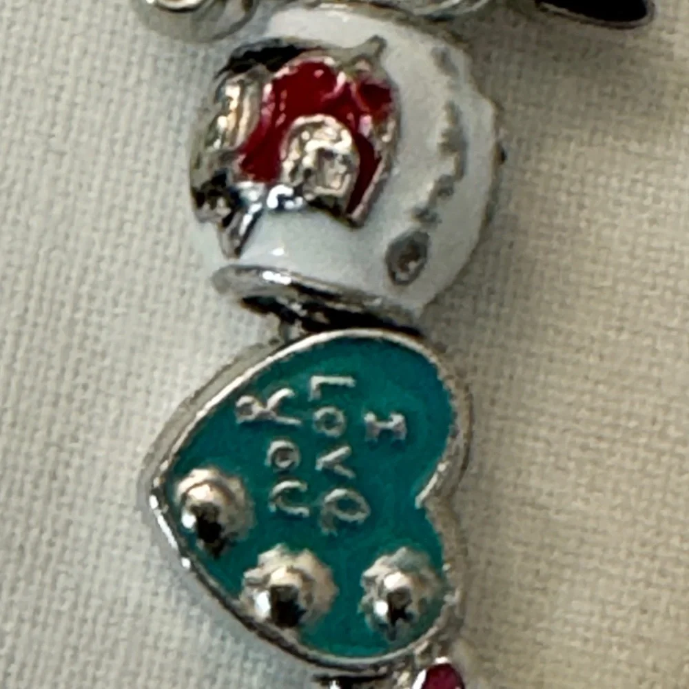 Silver Charm Bracelet for tweens